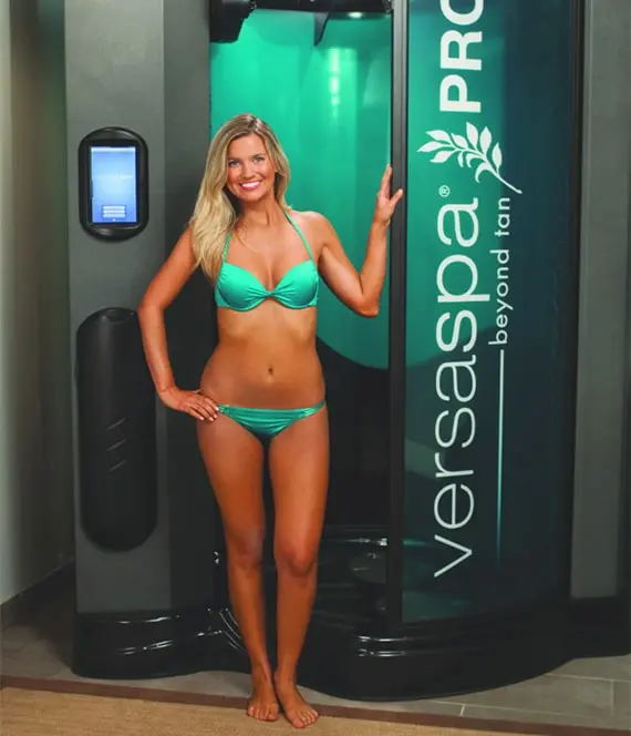 In-Salon Spray Tanning
